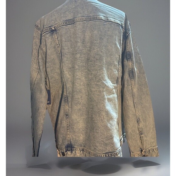 George Men's Jean Denim Jacket Light Wash Blue 2XL (50-52) New With Tags - Picture 8 of 14
